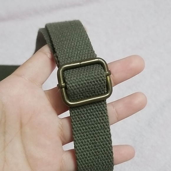 Vintage olive green bag - Picture 4 of 6